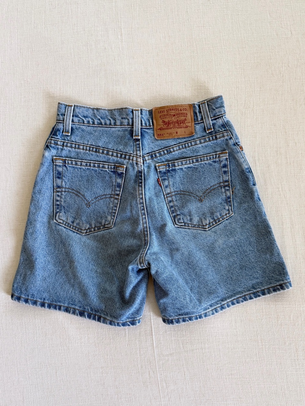 Vintage Levi's 551 Relaxed Fit Denim Shorts